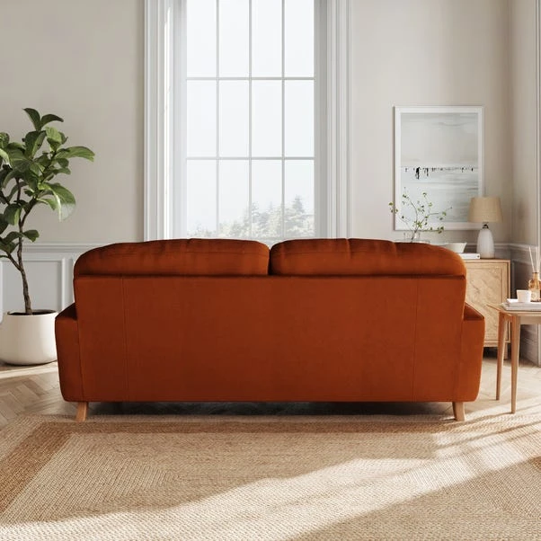 Martha Matte Plush Velvet 3 Seater Sofa 5 Martha Matte Plush Velvet 3 Seater Sofa - Image 3