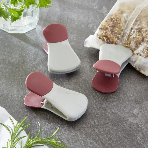 Handy Kitchen Bag Clips 3 Handy Kitchen Bag Clips