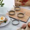 Handy Kitchen Pack Of 4 Silicone Egg Poaching Rings 1 Handy Kitchen Pack Of 4 Silicone Egg Poaching Rings -Home Furnishing Store 30893431