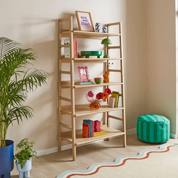 Elements Holmes Bookcase, Oak 4 Elements Holmes Bookcase, Oak - Image 2