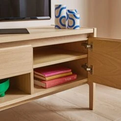 Elements Holmes Extra Wide TV Unit For TVs Up To 80", Oak 13 Elements Holmes Extra Wide TV Unit For TVs Up To 80", Oak -Home Furnishing Store 30893746 alt04