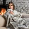 Dreamland IntelliHeat Fallow Deer Faux Fur Heated Throw 1 Dreamland IntelliHeat Fallow Deer Faux Fur Heated Throw -Home Furnishing Store 30893778