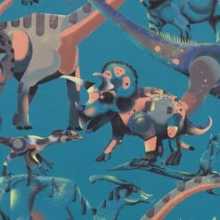 Age Of Dinosaurs Blackout Blue Roller Blind 28 Age Of Dinosaurs Blackout Blue Roller Blind -Home Furnishing Store 30893893 alt01