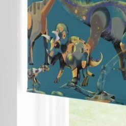 Age Of Dinosaurs Blackout Blue Roller Blind 26 Age Of Dinosaurs Blackout Blue Roller Blind -Home Furnishing Store 30894017 alt04