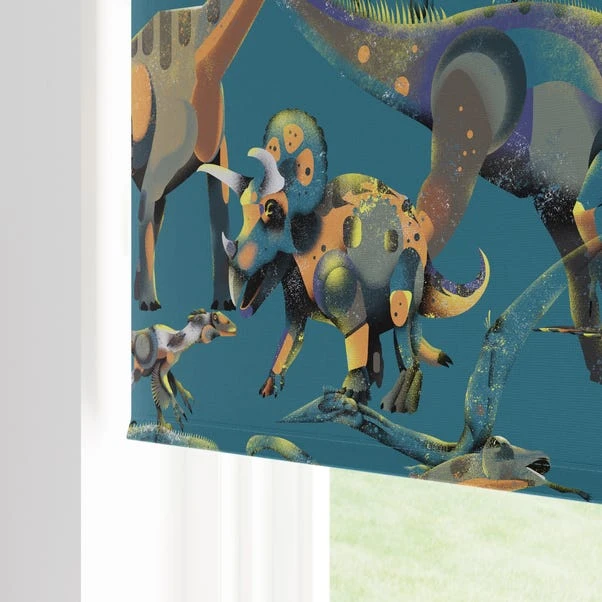 Age Of Dinosaurs Blackout Blue Roller Blind 7 Age Of Dinosaurs Blackout Blue Roller Blind - Image 5