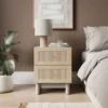 Maeva 2 Drawer Bedside Table, Light Oak Effect -Home Furnishing Store 30894169