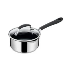 Jamie Oliver By Tefal Quick & Easy Stainless Steel Saucepan & Lid, 16cm