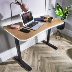 XR Living Oka Office Desk With LED Lights And Wireless Charging -Home Furnishing Store 30895059 alt01