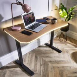 XR Living Oka Office Desk With LED Lights And Wireless Charging -Home Furnishing Store 30895059 alt05