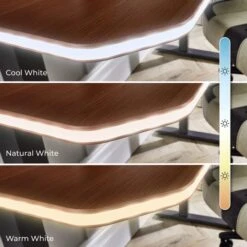 X Rocker Living Woodgrain Desk With Wireless Charging, 140x60cm -Home Furnishing Store 30895062 alt05