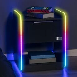 X Rocker Electra Desk With Wireless Charging And LED Lights -Home Furnishing Store 30895065 alt04