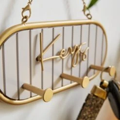 Modern Luxe Ribbed Key Hooks 6 Modern Luxe Ribbed Key Hooks -Home Furnishing Store 30895202 alt01