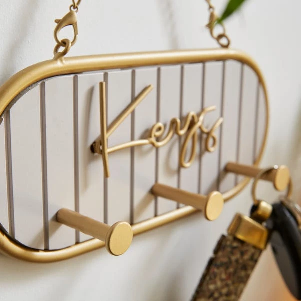 Modern Luxe Ribbed Key Hooks 4 Modern Luxe Ribbed Key Hooks - Image 2