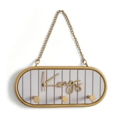 Modern Luxe Ribbed Key Hooks 7 Modern Luxe Ribbed Key Hooks -Home Furnishing Store 30895202 alt02