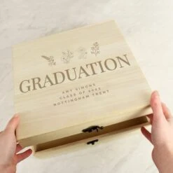 Personalised Floral Wooden Memory Box -Home Furnishing Store 30897515 alt05