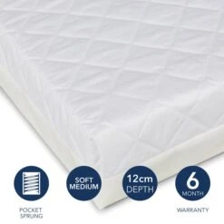 Ickle Bubba Premium Sprung Cot Mattress -Home Furnishing Store 30897562