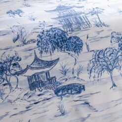 Modern Chinoiserie Duvet Cover & Pillowcase Set -Home Furnishing Store 30897843 alt05