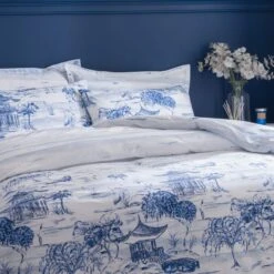 Modern Chinoiserie Duvet Cover & Pillowcase Set -Home Furnishing Store 30897960 alt03