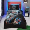 Football Graphic Boys Single Duvet Cover And Pillowcase Set -Home Furnishing Store 30898143