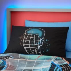 Football Graphic Boys Single Duvet Cover And Pillowcase Set 10 Football Graphic Boys Single Duvet Cover And Pillowcase Set -Home Furnishing Store 30898143 alt01