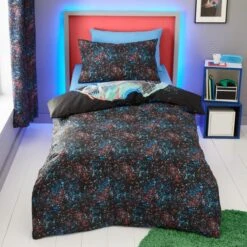 Football Graphic Boys Single Duvet Cover And Pillowcase Set 11 Football Graphic Boys Single Duvet Cover And Pillowcase Set -Home Furnishing Store 30898143 alt02