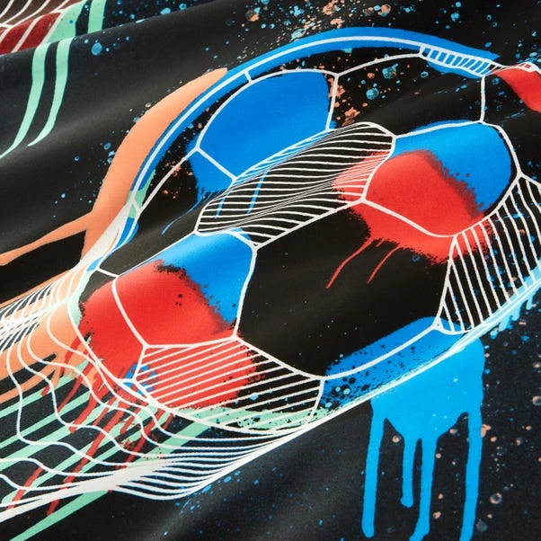 Football Graphic Boys Single Duvet Cover And Pillowcase Set 7 Football Graphic Boys Single Duvet Cover And Pillowcase Set - Image 5