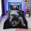 Football Graphic Girl Single Duvet Cover And Pillowcase Set 1 Football Graphic Girl Single Duvet Cover And Pillowcase Set -Home Furnishing Store 30898210