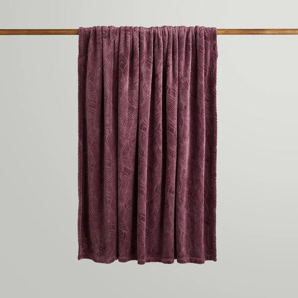 Leila Leaf Fleece Throw 130x170cm 15 Leila Leaf Fleece Throw 130x170cm - Image 13