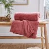 Leila Leaf Fleece Throw 130x170cm -Home Furnishing Store 30898345