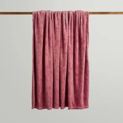 Leila Leaf Fleece Throw 130x170cm 24 Leila Leaf Fleece Throw 130x170cm -Home Furnishing Store 30898345 alt02