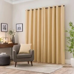 Neptune Textured Blackout Eyelet Curtains -Home Furnishing Store 30898833 alt04