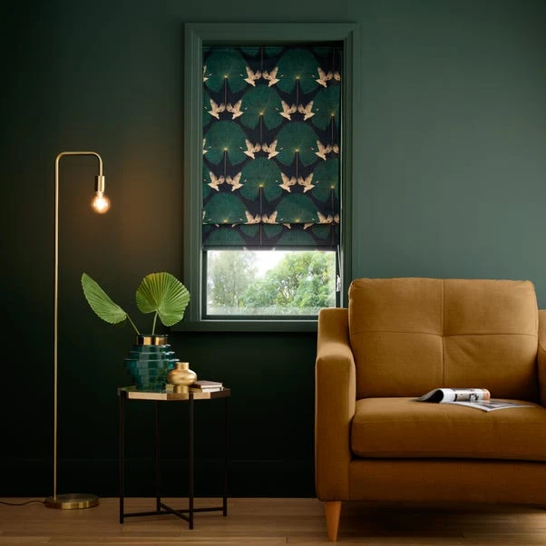 Luxe Crane Velour Blackout Roman Blinds 3 Luxe Crane Velour Blackout Roman Blinds