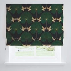 Luxe Crane Velour Blackout Roman Blinds 25 Luxe Crane Velour Blackout Roman Blinds -Home Furnishing Store 30899413 alt03