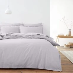 100% Organic Cotton Duvet Cover And Pillowcase Set