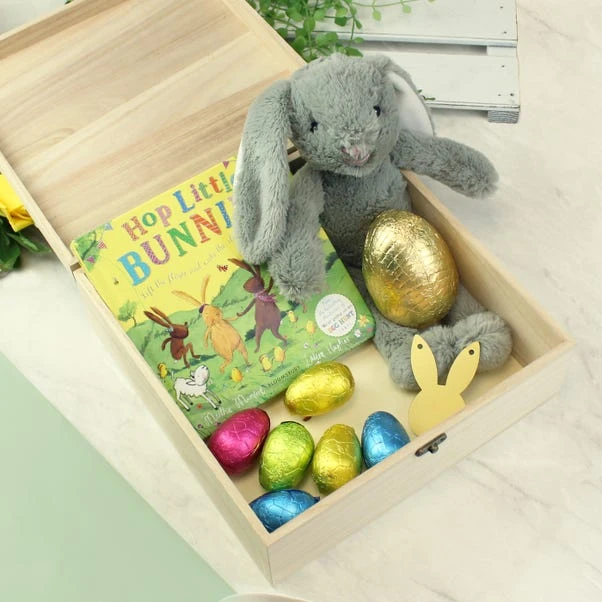 Personalised Easter Bunny Wooden Treat Box 5 Personalised Easter Bunny Wooden Treat Box - Image 3