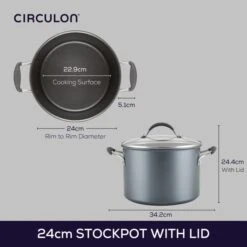 Circulon Scratch Defense Extreme Non-Stick Stockpot, 7.6L -Home Furnishing Store 30900893 alt06