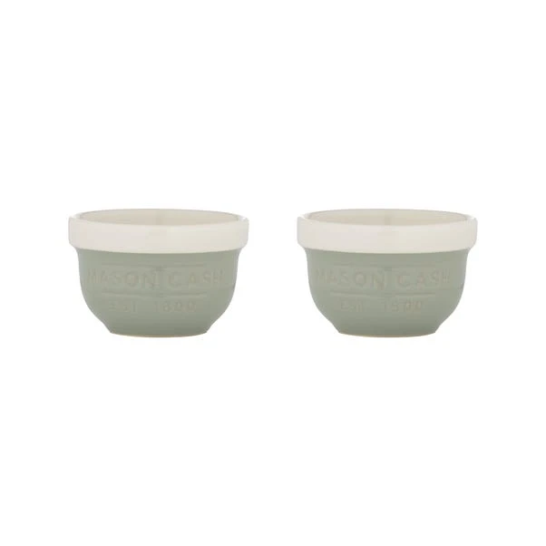 Mason Cash Set Of 2 Mini Sage Prep Bowls 3 Mason Cash Set Of 2 Mini Sage Prep Bowls