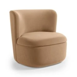 Modern Curves Velvet Occasional Chair -Home Furnishing Store 30901490 alt07