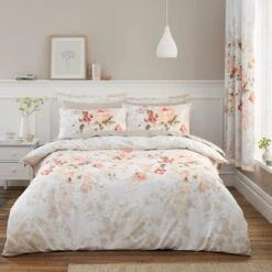 Evelyn Rose Coral Duvet Cover And Pillowcase Set 30 Evelyn Rose Coral Duvet Cover And Pillowcase Set -Home Furnishing Store 30901526