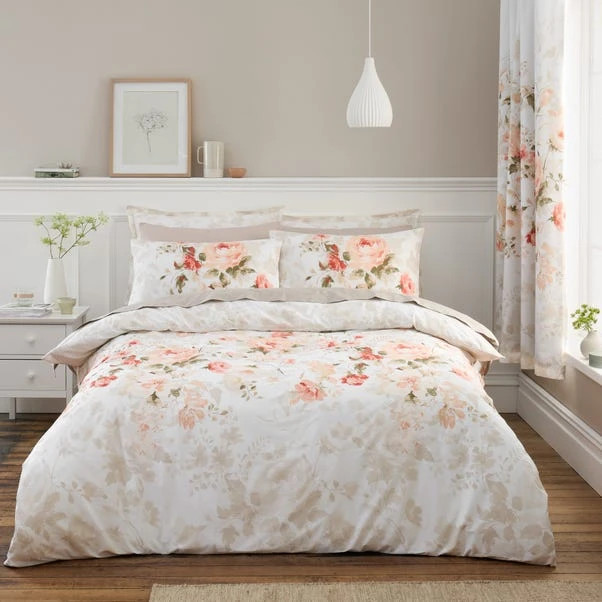 Evelyn Rose Coral Duvet Cover And Pillowcase Set 7 Evelyn Rose Coral Duvet Cover And Pillowcase Set - Image 5