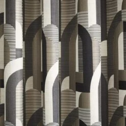 Alvin Geometric Jacquard Eyelet Curtains -Home Furnishing Store 30902093 alt02