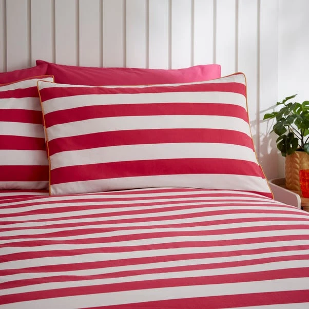 Elements Bold Stripe Cotton Duvet Cover And Pillowcase Set 8 Elements Bold Stripe Cotton Duvet Cover And Pillowcase Set - Image 6