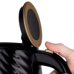 Russell Hobbs Groove Black Kettle & 2 Slice Toaster Set 16 Russell Hobbs Groove Black Kettle & 2 Slice Toaster Set -Home Furnishing Store 30902894 alt04