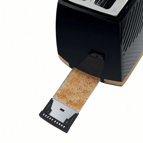 Russell Hobbs Groove Black Kettle & 2 Slice Toaster Set 12 Russell Hobbs Groove Black Kettle & 2 Slice Toaster Set - Image 10