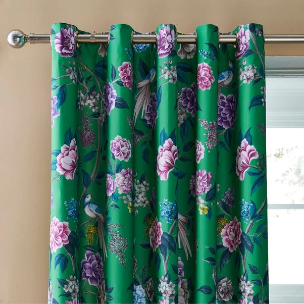 Milanna Blooms Eyelet Curtains 9 Milanna Blooms Eyelet Curtains - Image 7