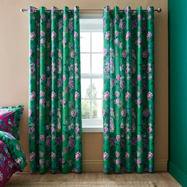 Milanna Blooms Eyelet Curtains 10 Milanna Blooms Eyelet Curtains - Image 8