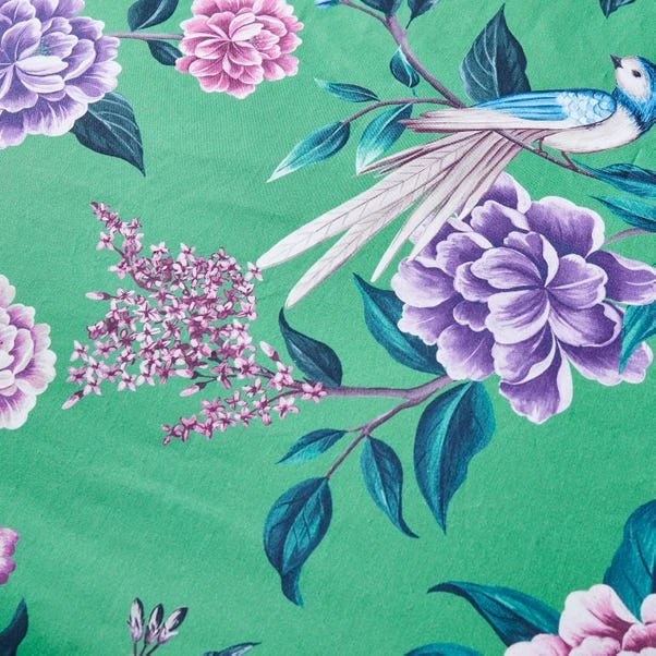 Milanna Blooms Green Duvet Cover And Pillowcase Set 15 Milanna Blooms Green Duvet Cover And Pillowcase Set - Image 13