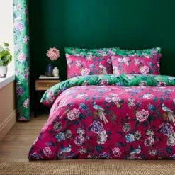 Milanna Blooms Green Duvet Cover And Pillowcase Set 20 Milanna Blooms Green Duvet Cover And Pillowcase Set -Home Furnishing Store 30904295 alt02