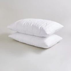 Hotel Pack Of 2 Luxury Cotton Anti Allergy Pillow Protectors -Home Furnishing Store 30904846 alt04