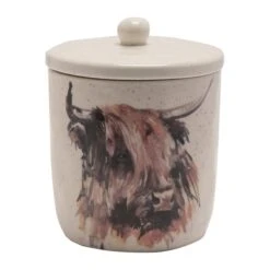 Meg Hawkins Highland Cow Storage Canister 9 Meg Hawkins Highland Cow Storage Canister -Home Furnishing Store 30904930 alt02